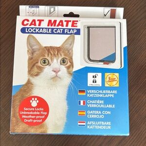 Cat Mate Lockable Cat Flap - White